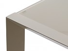 Mesa extensible gris y roble mediana