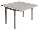 Mesa extensible pequeña gris