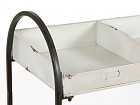 Carrito vintage de madera y metal