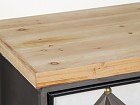Aparador de madera y metal