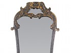 Espejo antiguo hierro pintado marrón