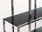 Estantería moderna de acero y vidrio Kum