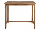Mesa bar alta de madera natural