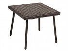 Conjunto mesa y 2 sillas ratán para terraza