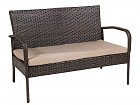 Conjunto exterior rattan sintético 5 piezas