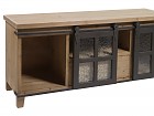 Mueble TV loft industrial de madera y hierro Fabric