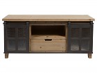 Mueble TV loft industrial de madera y hierro Fabric