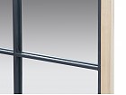 Espejo ventana hierro y madera Maine 65x123 cm