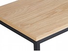 Consola roble laminado con patas de hierro Michigan