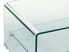 Mesa centro vidrio rectangular