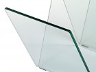 Revistero moderno cristal transparente