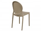 Silla moderna beige polipropileno