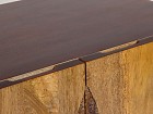 Consola alta madera de mango tallada