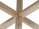 Mesa redonda madera vintage 130 cm
