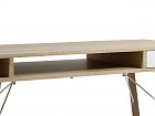 Mesa escritorio rústica 120 cm acero y mdf