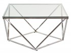 Mesa centro cuadrada cristal moderna