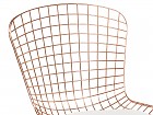 Silla moderna de hierro color cobre
