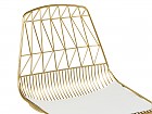 Silla hierro dorado