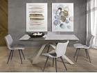 Mesa comedor cristal extensible 160-240 cm