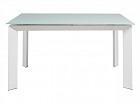 Mesa de comedor nórdica de cristal extensible 140-200cm 