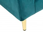 Sillón mid century con patas altas de madera