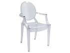 Conjunto mesa y 4 sillas Louis Ghost