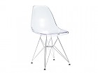 Conjunto mesa y 4 sillas Eames transparentes