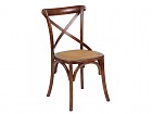 Conjunto mesa redonda con 4 sillas de madera