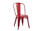 Conjunto mesa DM y 4 sillas Tolix rojas