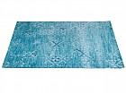 Alfombra azul rombos 240x170 cm