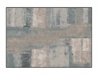 Alfombra rectangular tonos azules