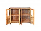 Aparador armario rústico de madera envejecida 4 puertas