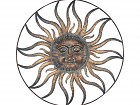 Aplique de pared sol en metal efecto envejecido