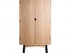 Aparador alto armario de madera de fresno natural