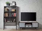 Mueble TV madera y metal 120 cm