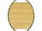 Bandeja bambú ovalada 30 cm