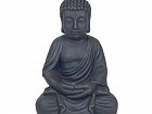 Buda sentado de magnesia negra