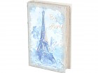 Caja libro estampado Bonjour París