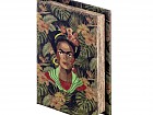 Caja libro Frida Kahlo y estampado vegetación