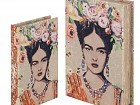 Caja libro retrato Frida Kahlo