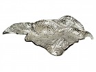 Centro mesa plata 46x23x4 cm