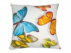 Cojín mariposas tela 60 cm