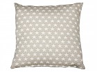 Cojín estrella beige 60x60 cm