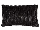 Cojín pelo negro