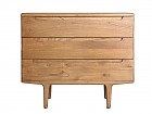 Cómoda madera de mindi tres cajones