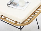 Conjunto jardín 2 sillones con reposapiés y mesita