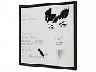 Cuadro Audrey Hepburn con marco negro