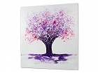 Cuadro óleo árbol púrpura 100X100 CM B