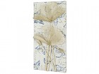 Cuadro vertical flores de metal B