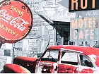 Cuadro Motel Roys, Coca Cola y coche